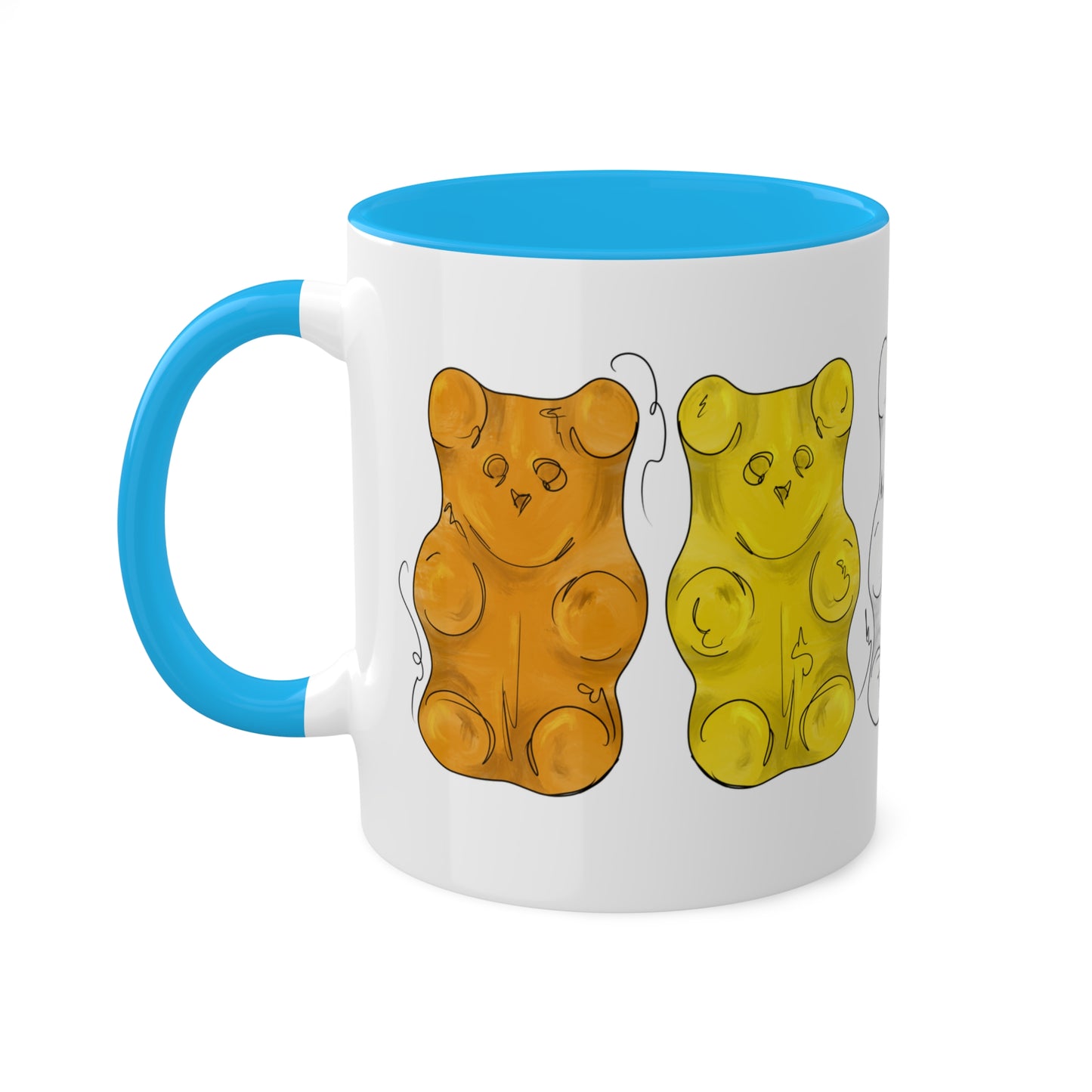 Aroace Pride Flag Gummy Bears - Mug