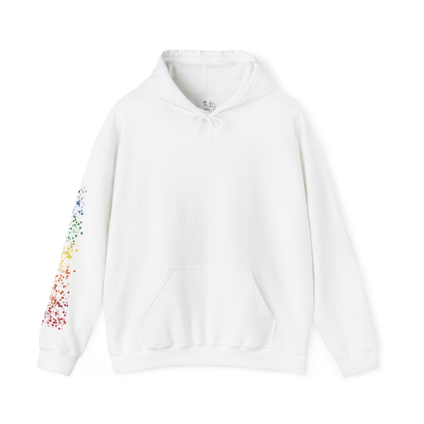 Gay Pride Flag Dots - Adult Unisex Hoodie