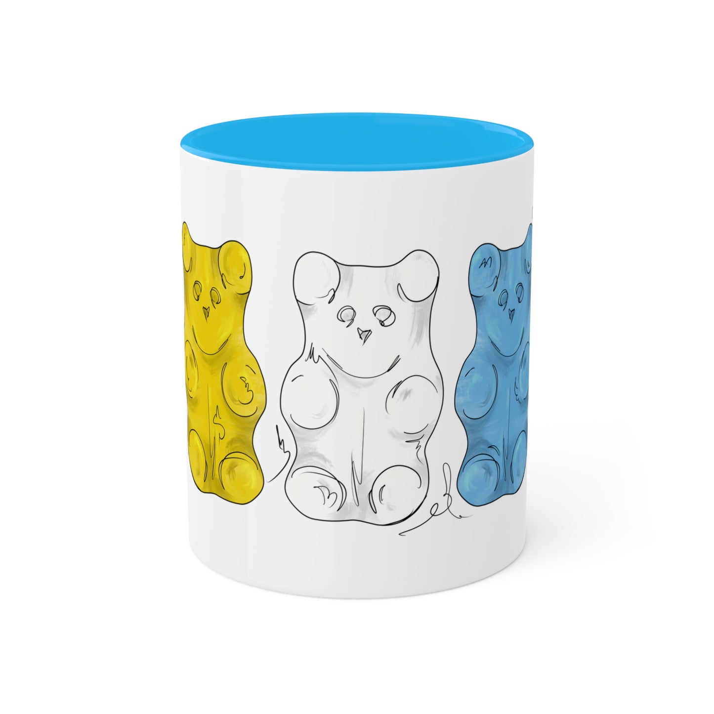 Aroace Pride Flag Gummy Bears - Mug