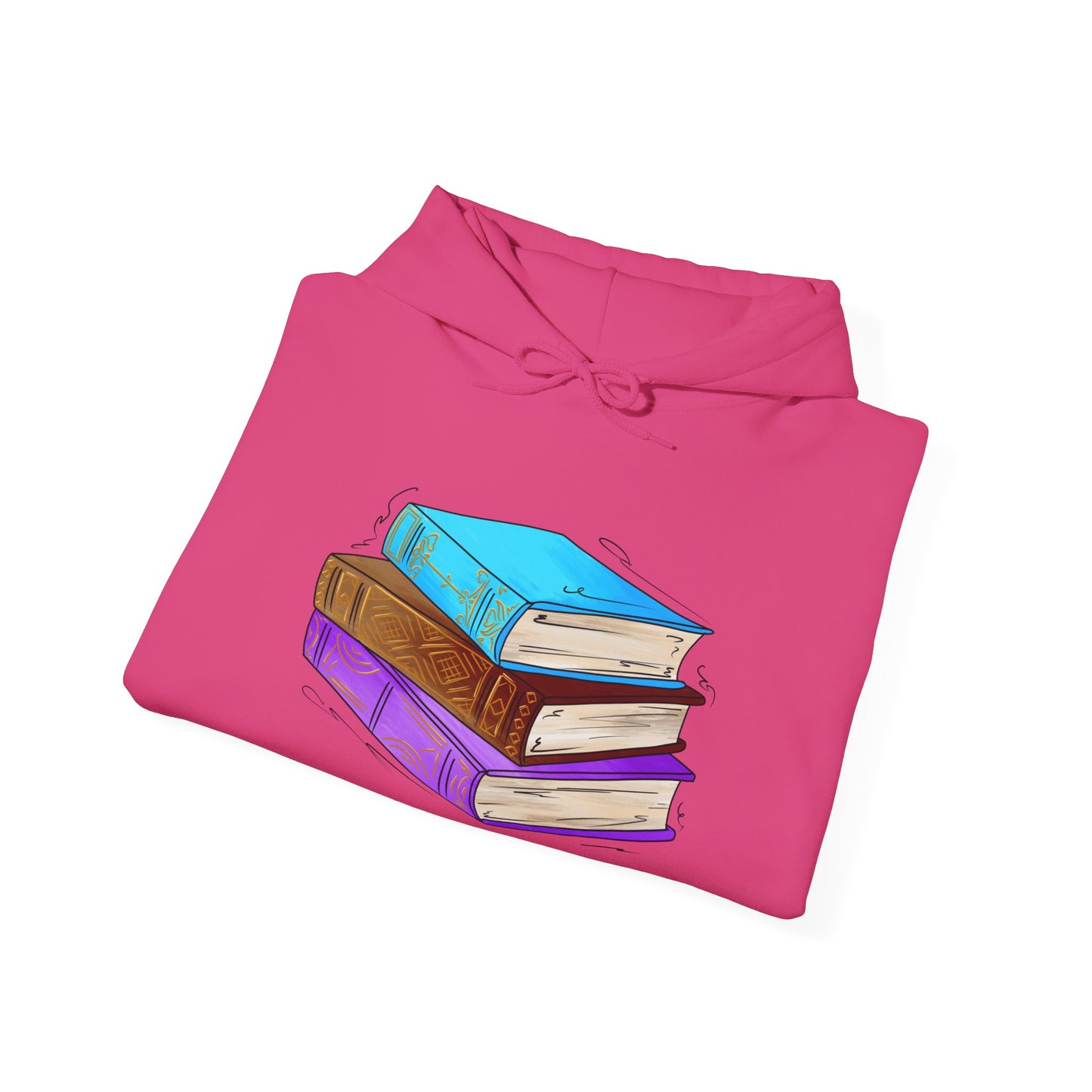 Androsexual Pride Flag Old Books - Adult Unisex Hoodie