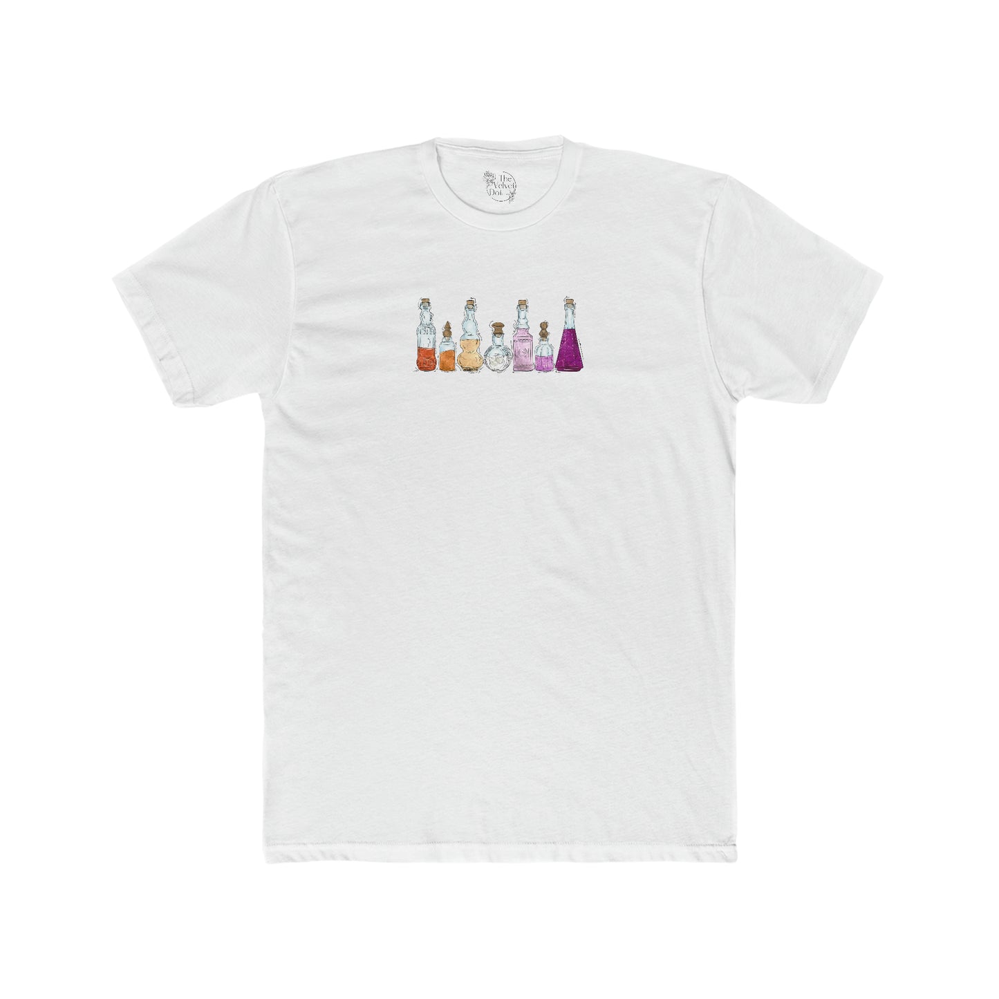 Lesbian Pride Flag Potion Bottles - Men's T-Shirt