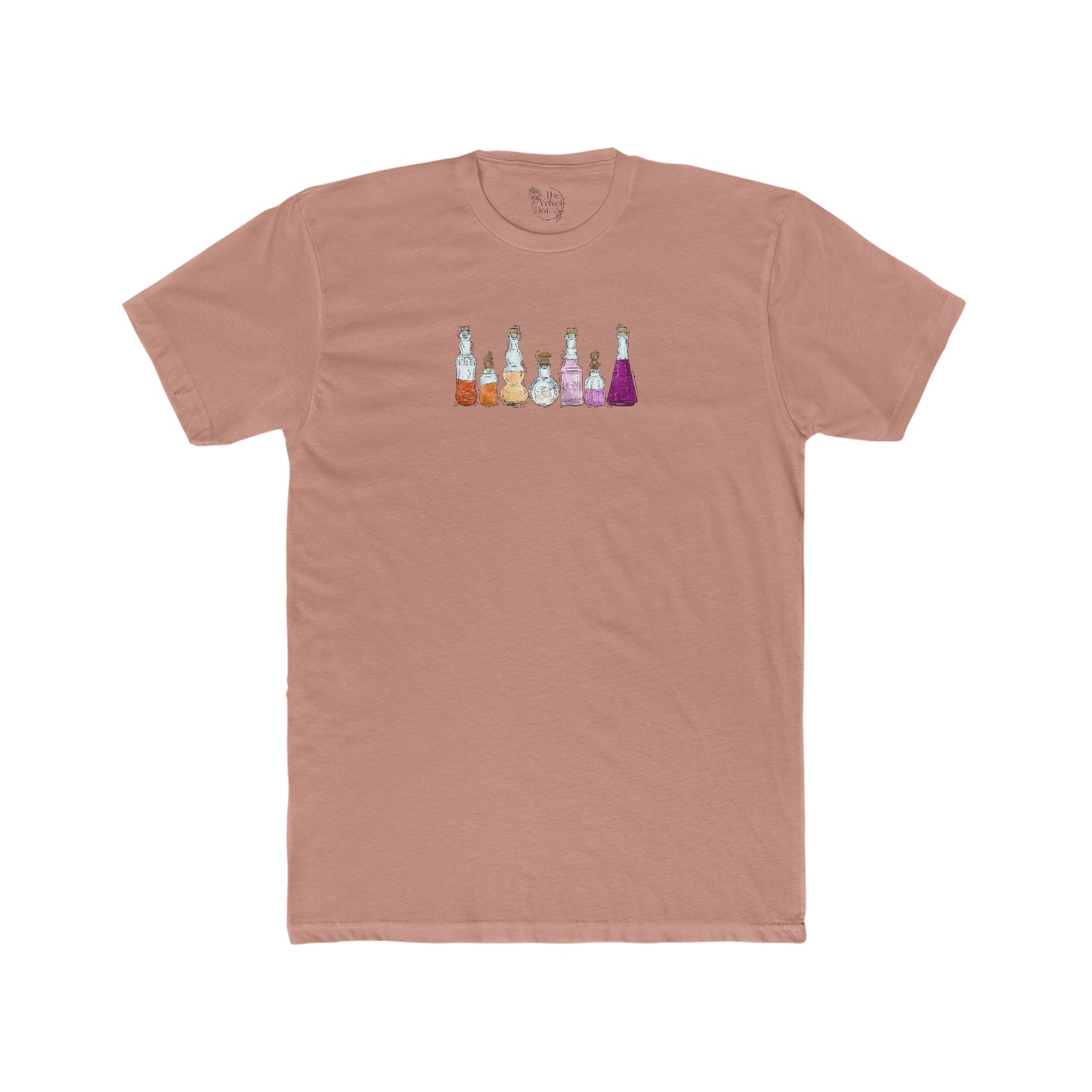 Lesbian Pride Flag Potion Bottles - Men's T-Shirt