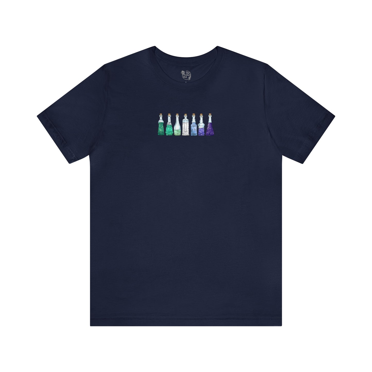 Gay Male Pride Flag Potion Bottles - Unisex T-Shirt