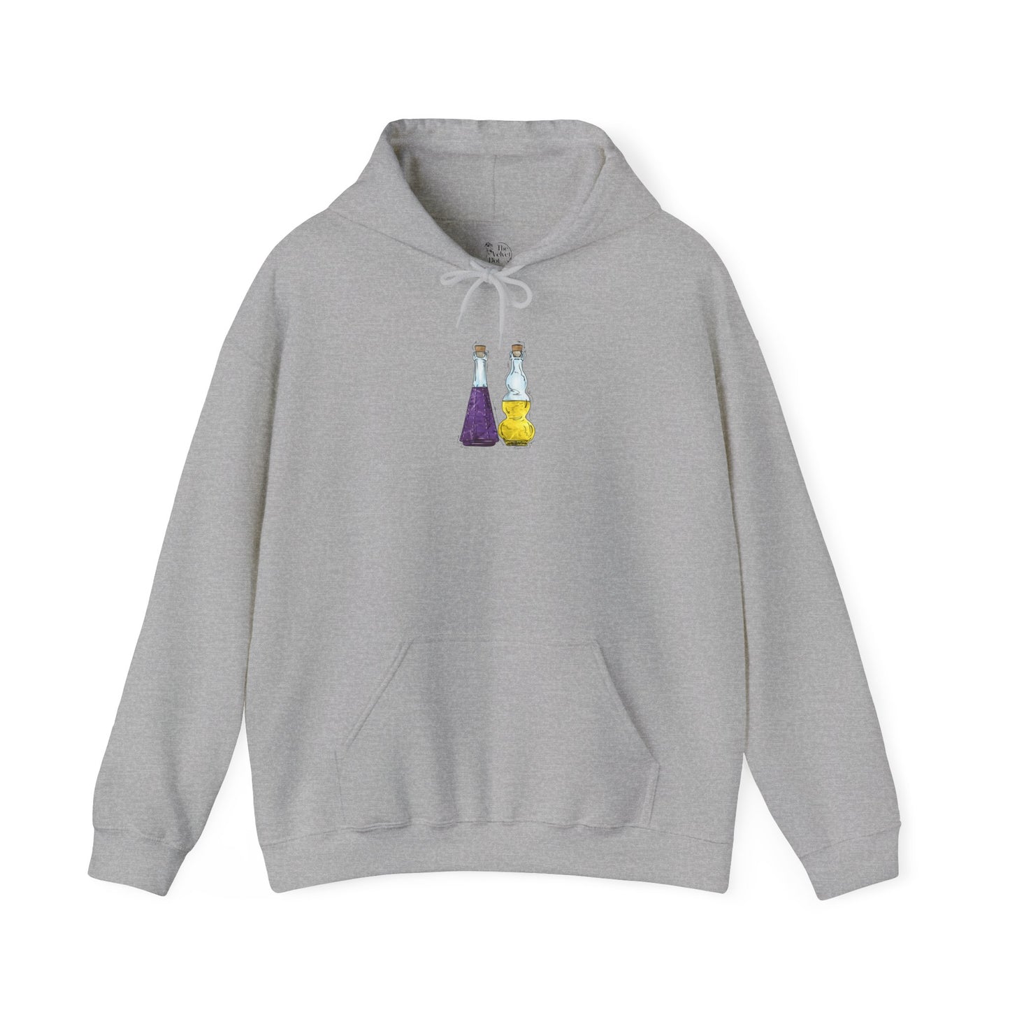 Intersex Pride Flag Potion Bottles - Adult Unisex Hoodie