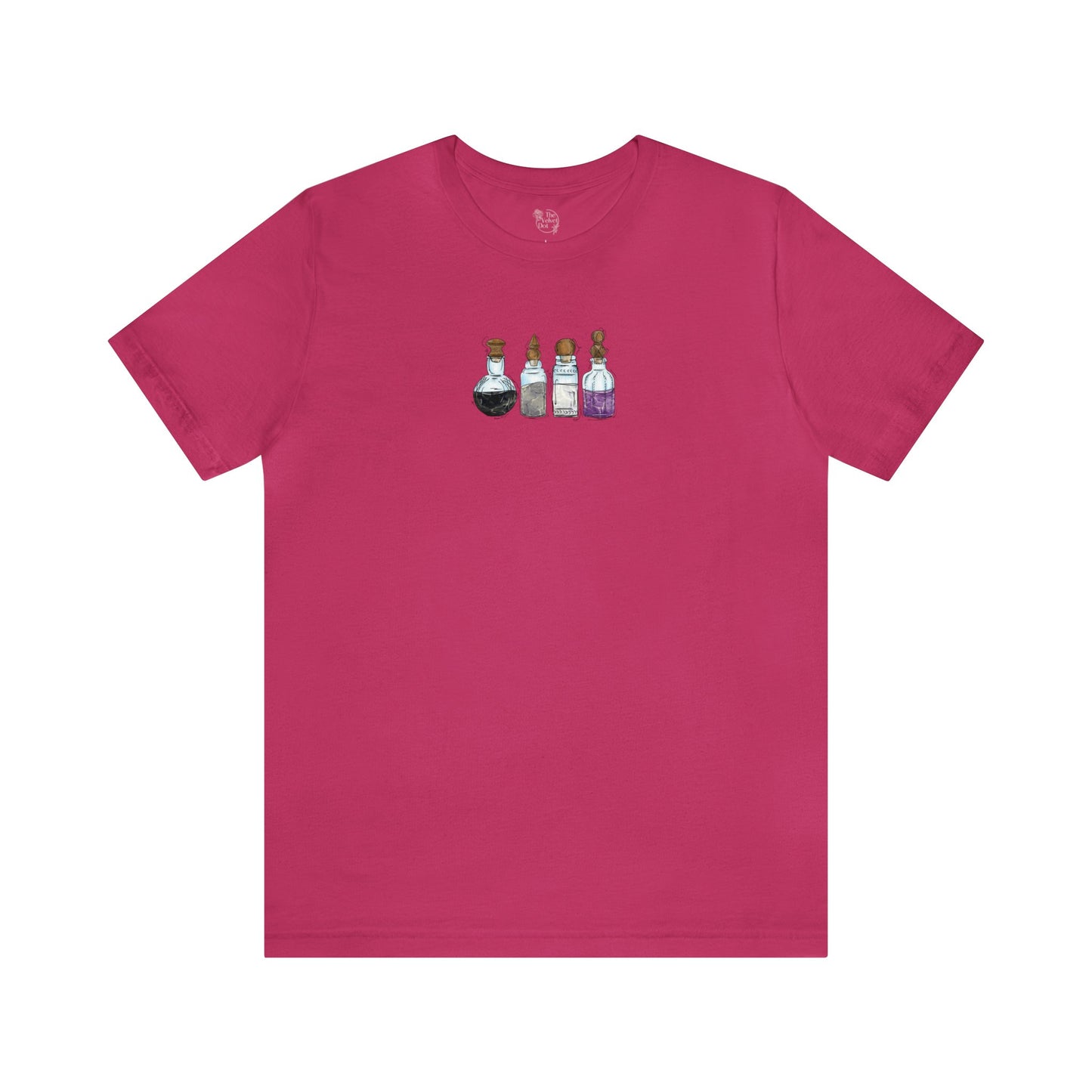 Asexual Pride Flag Potion Bottles - Unisex T-Shirt