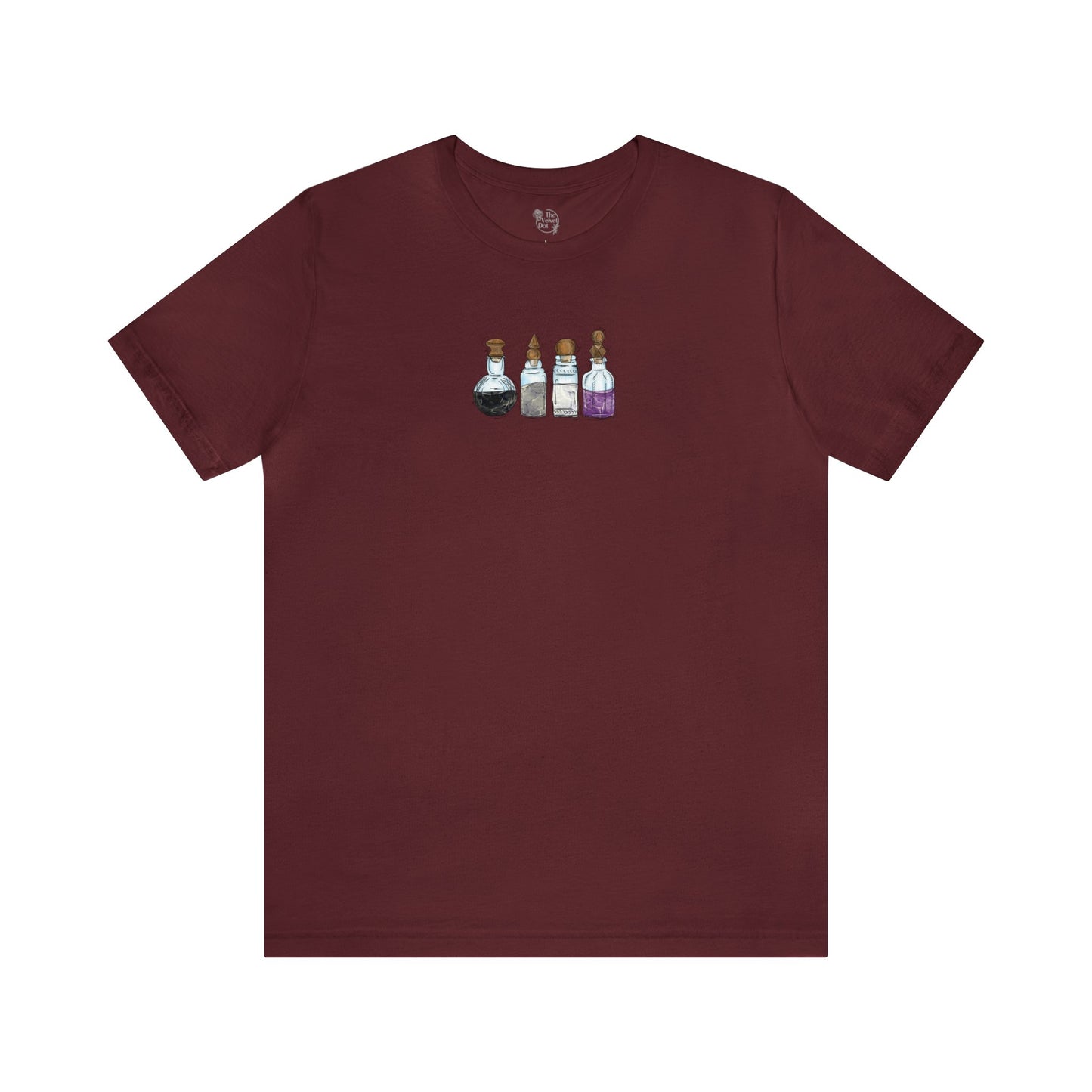 Asexual Pride Flag Potion Bottles - Unisex T-Shirt
