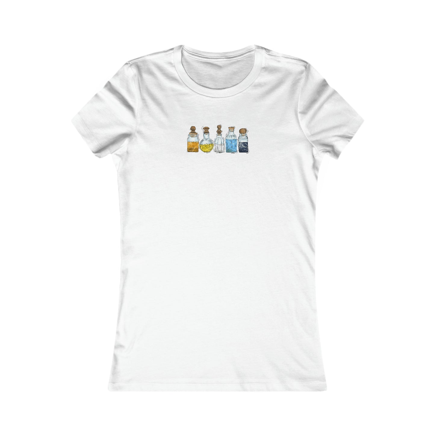 Aroace Pride Flag Potion Bottles - Women's T-Shirt