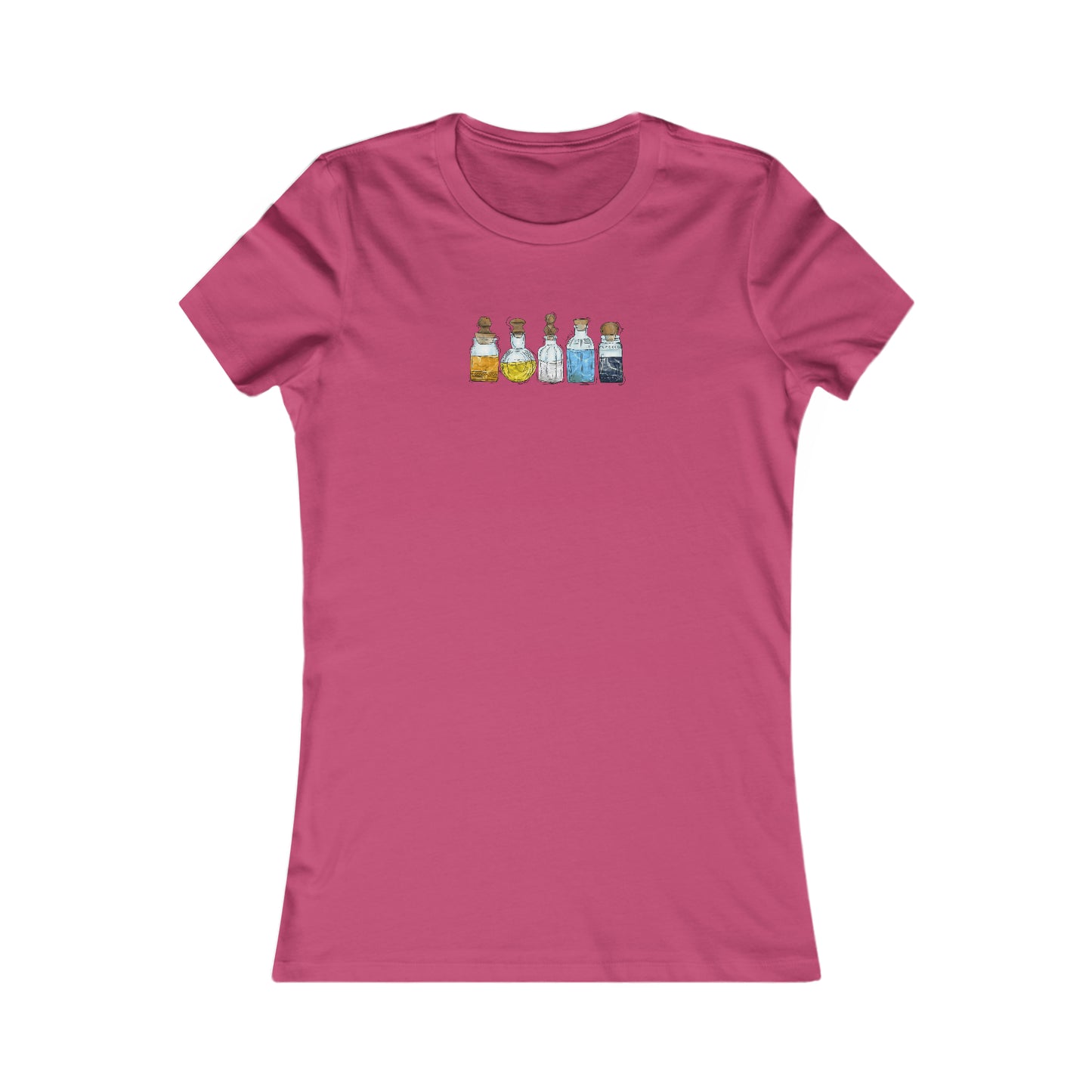 Aroace Pride Flag Potion Bottles - Women's T-Shirt