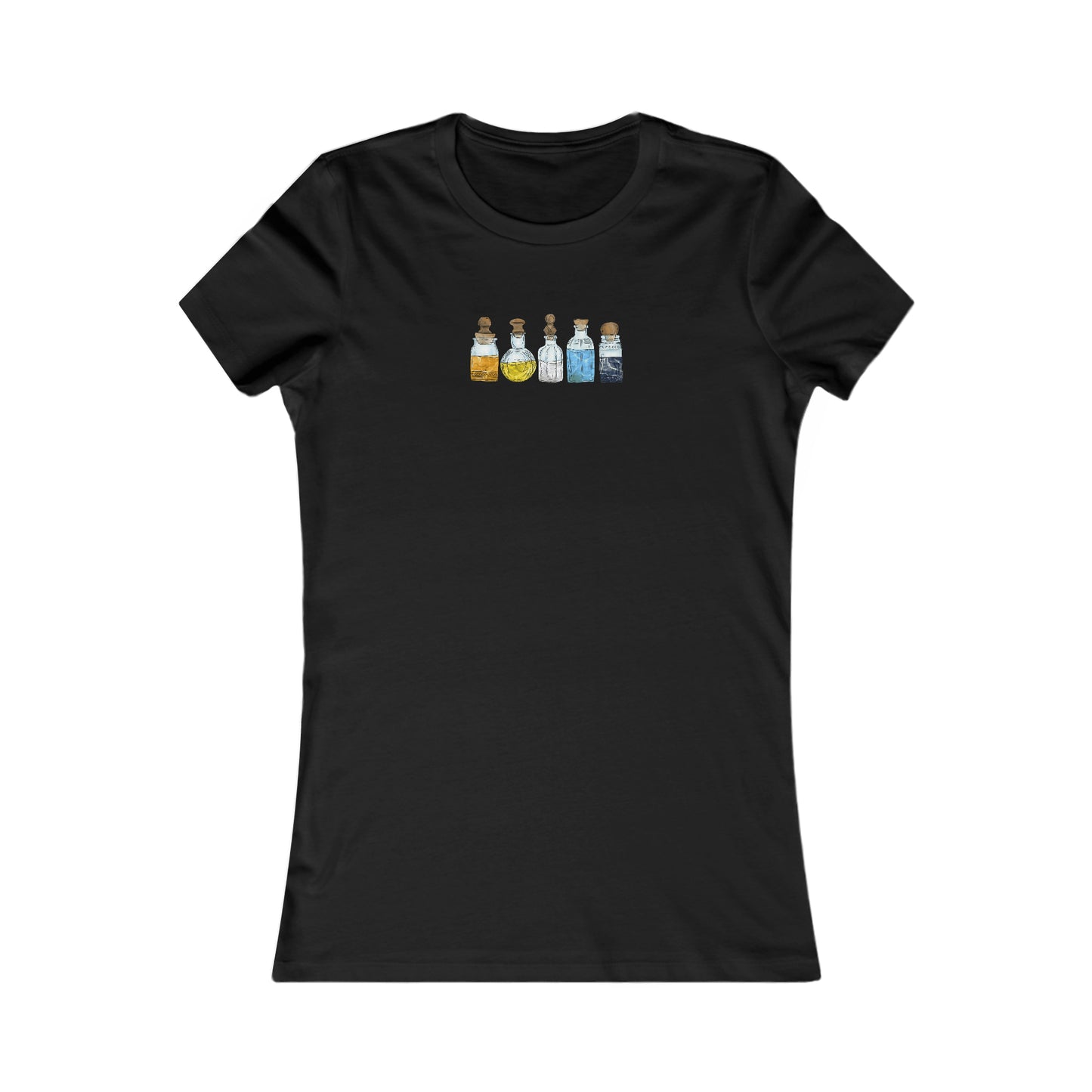 Aroace Pride Flag Potion Bottles - Women's T-Shirt
