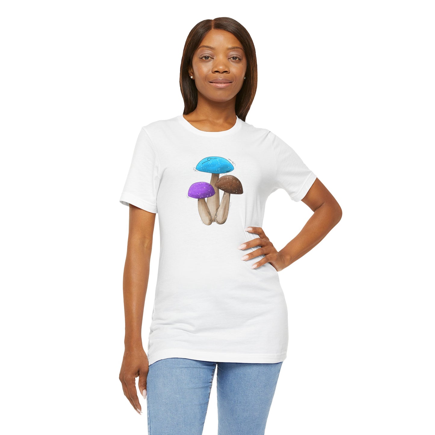 Androsexual Pride Flag Mushrooms - Unisex T-Shirt