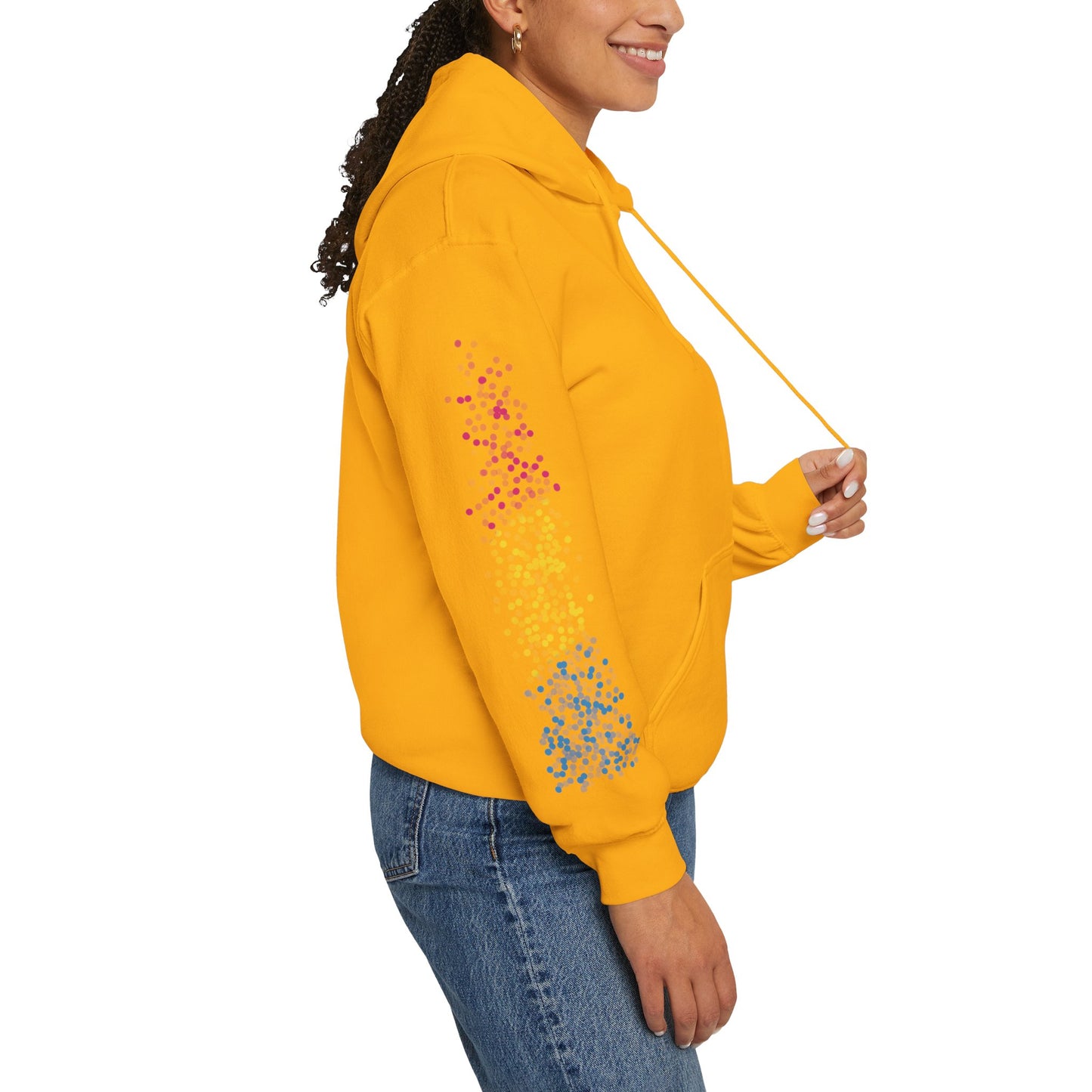 Pansexual Pride Flag Dots - Adult Unisex Hoodie