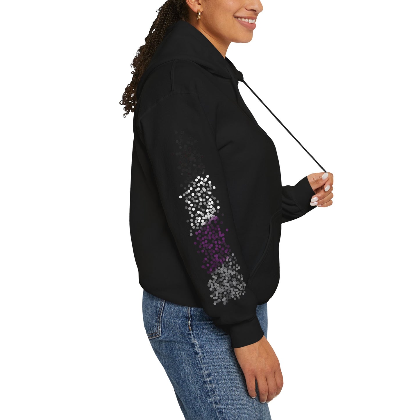 Demisexual Pride Flag Dots - Adult Unisex Hoodie