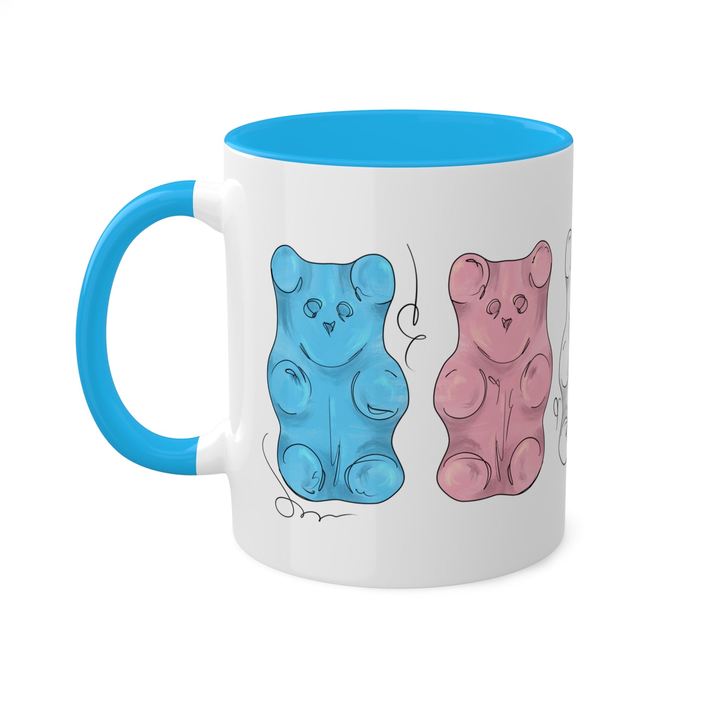 Transgender Pride Flag Gummy Bears - Mug