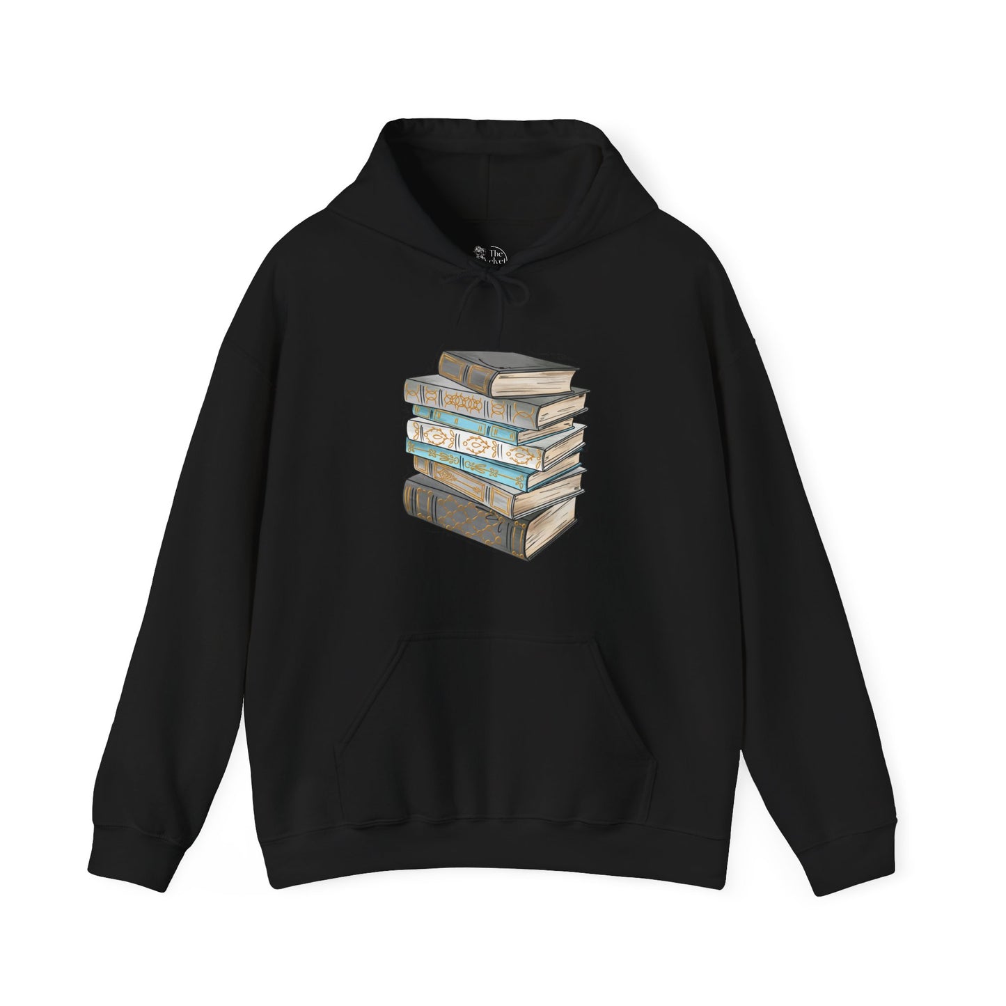 Demi Boy Pride Flag Old Books - Adult Unisex Hoodie