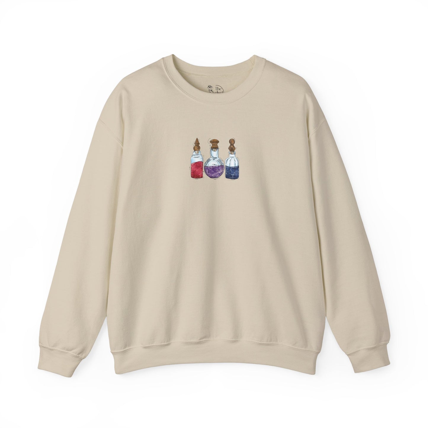 Bisexual Pride Flag Potion Bottles - Adult Unisex Sweatshirt