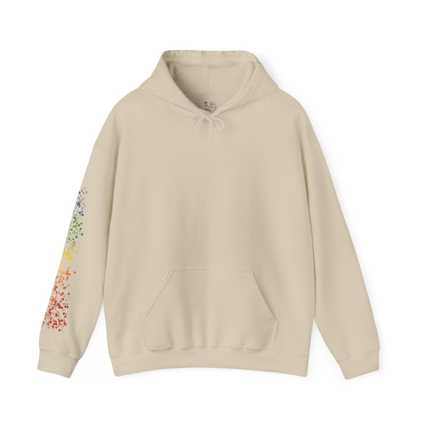 Gay Pride Flag Dots - Adult Unisex Hoodie