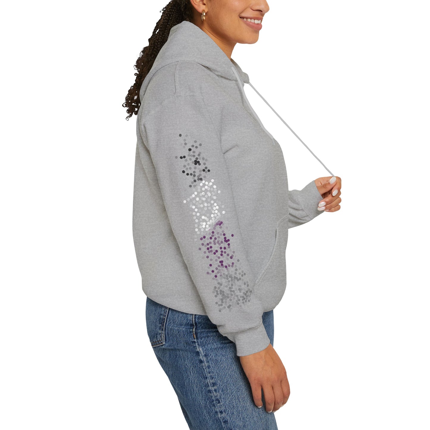 Demisexual Pride Flag Dots - Adult Unisex Hoodie