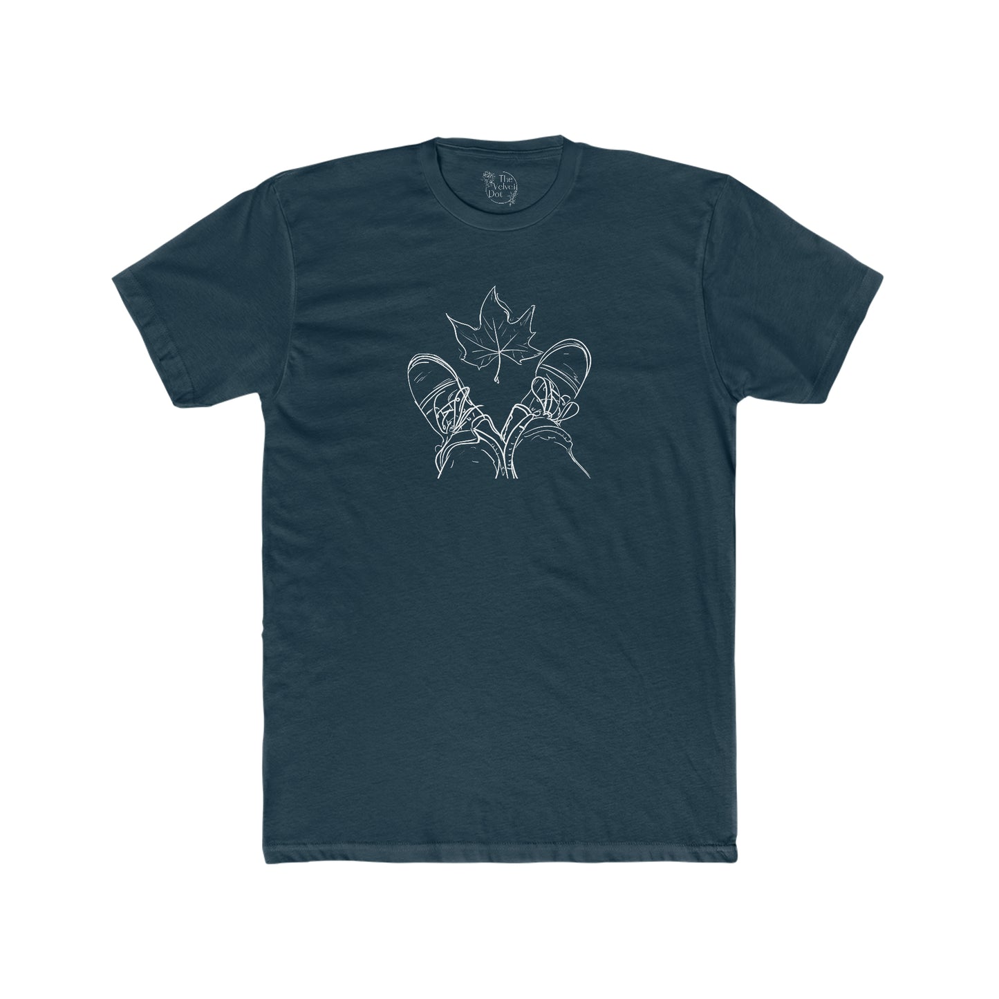 Fall Leaf and Boots Sketch - Men's T-Shirt