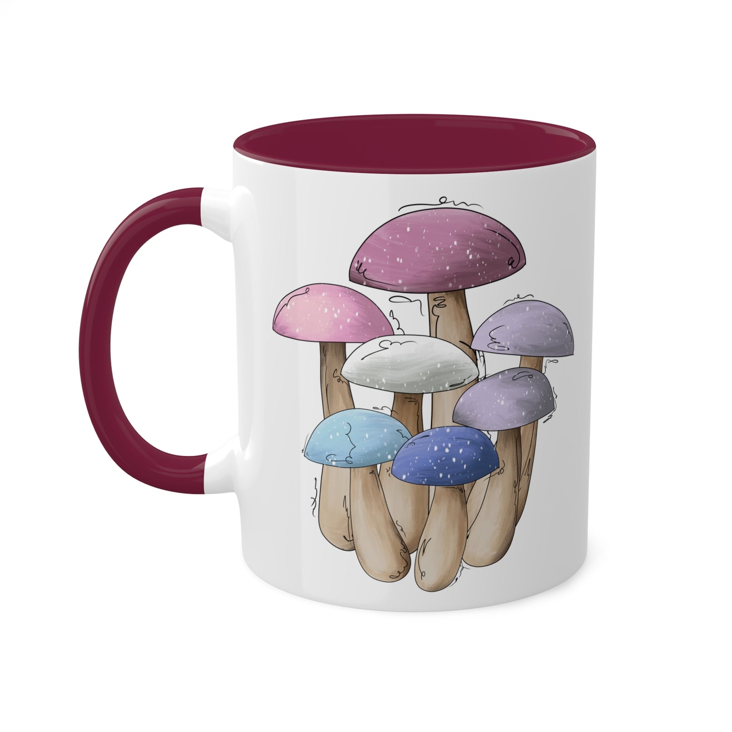 Bigender Pride Flag Mushrooms - Mug