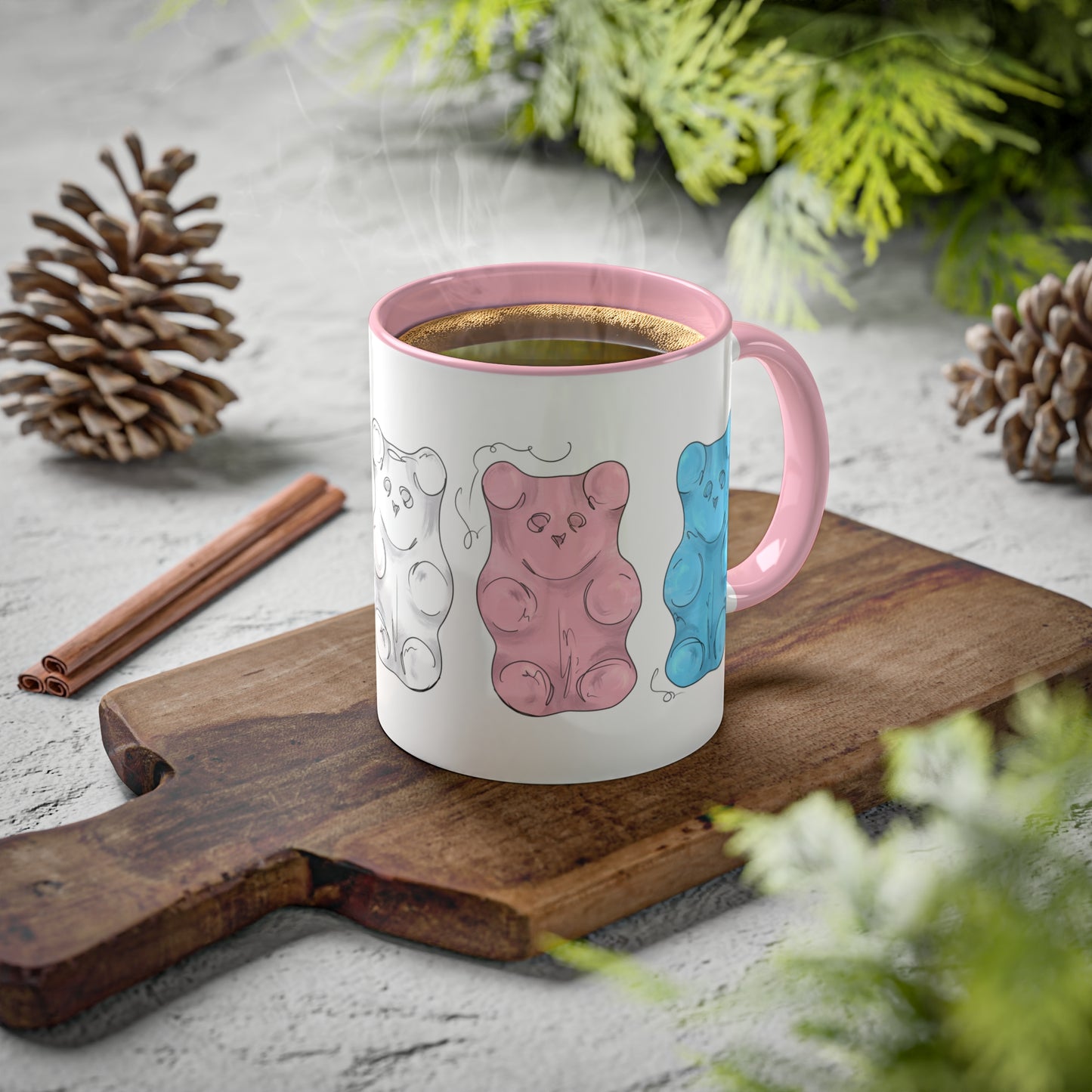 Transgender Pride Flag Gummy Bears - Mug