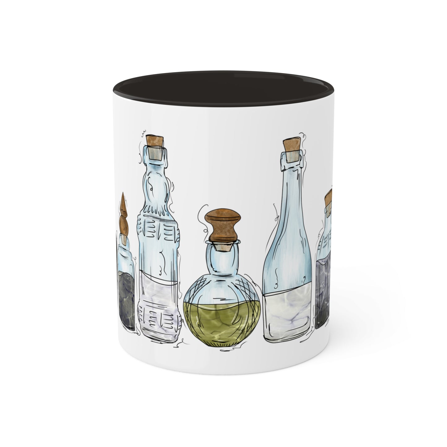 Agender Pride Flag Potion Bottles - Mug