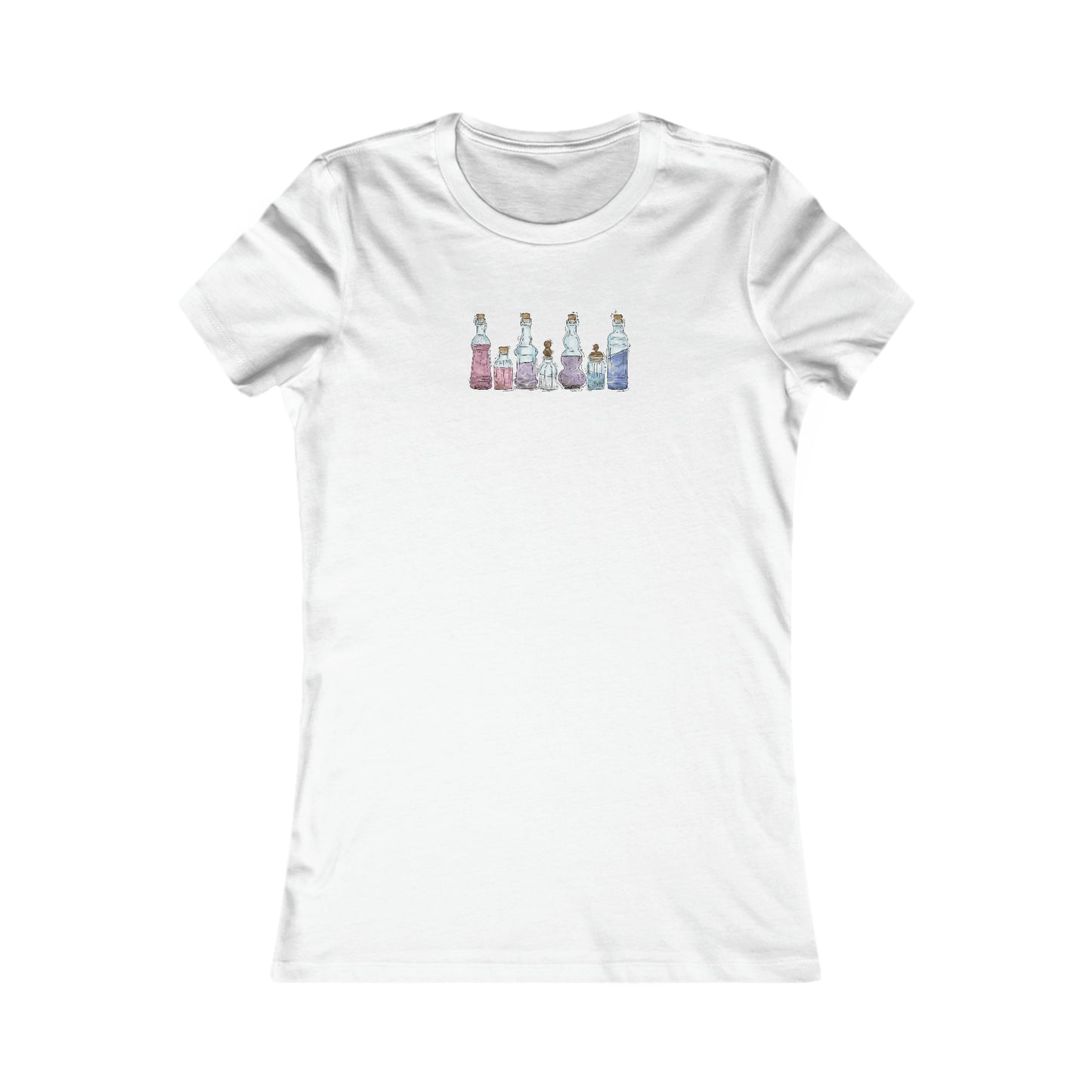 Bigender Pride Flag Potion Bottles - Women's T-Shirt