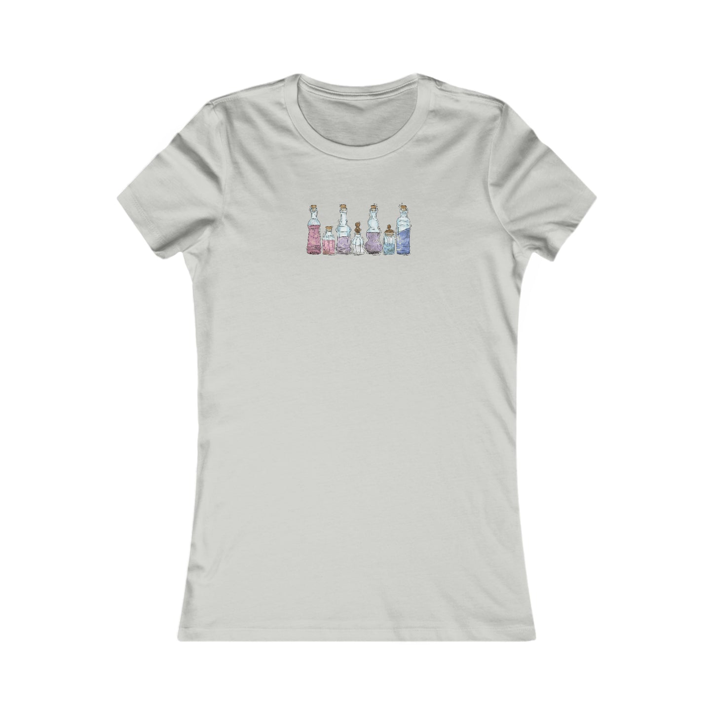 Bigender Pride Flag Potion Bottles - Women's T-Shirt