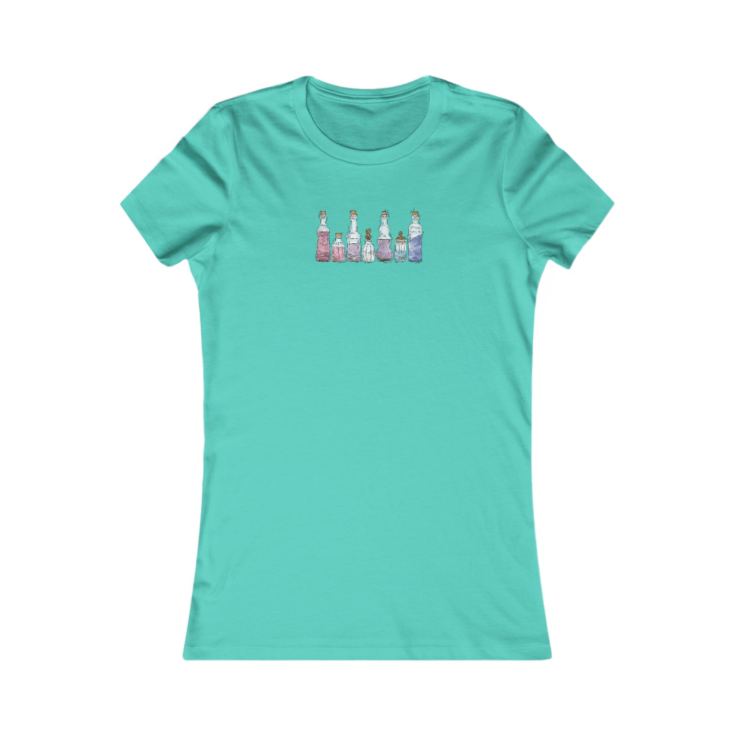 Bigender Pride Flag Potion Bottles - Women's T-Shirt