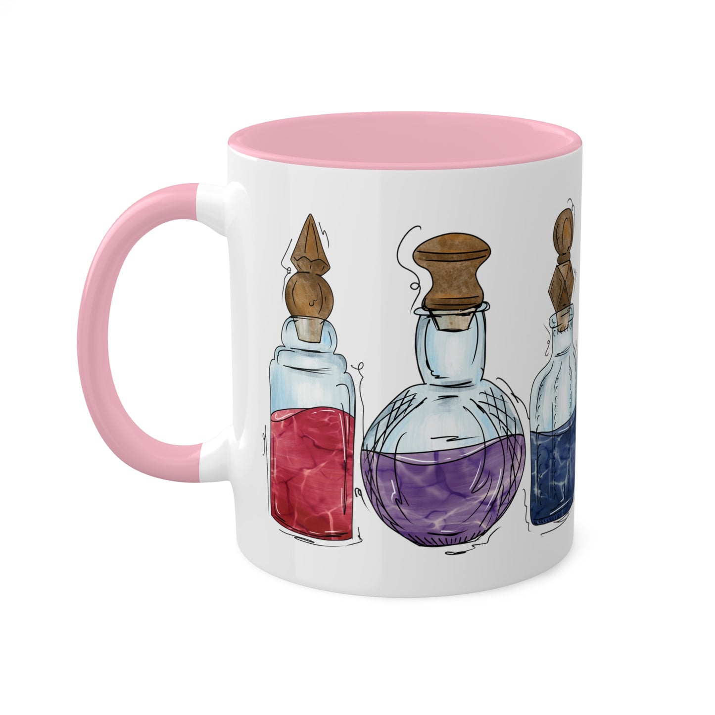 Bisexual Pride Flag Potion Bottles - Mug