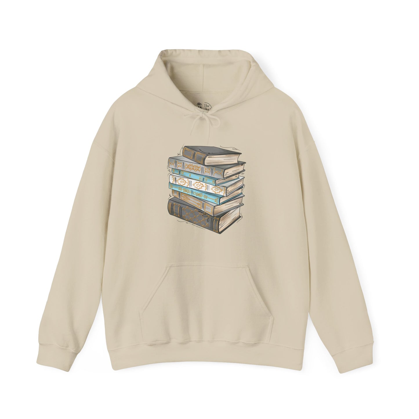 Demi Boy Pride Flag Old Books - Adult Unisex Hoodie