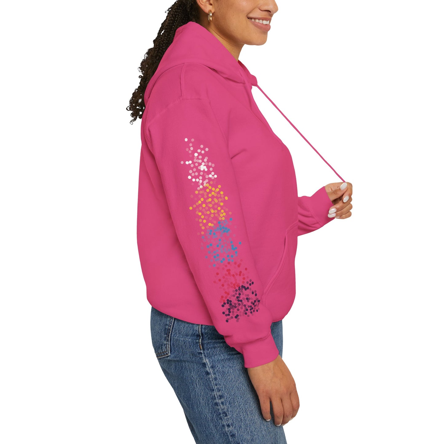 Polyamorous Pride Flag Dots - Adult Unisex Hoodie