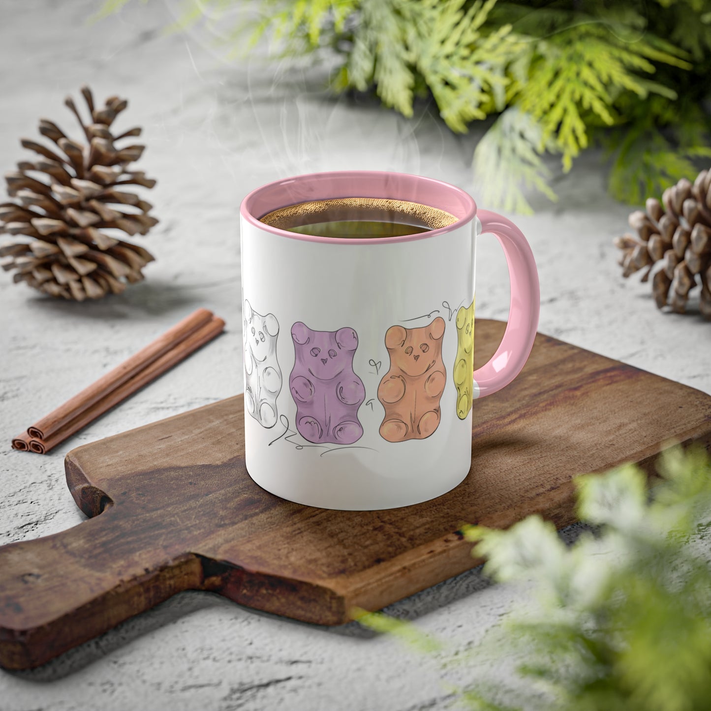 Pangender Pride Flag Gummy Bears - Mug