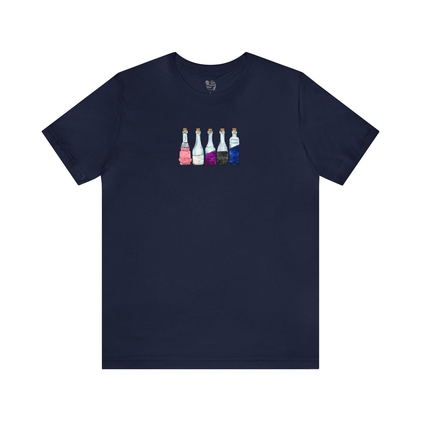 Genderfluid Pride Flag Potion Bottles - Unisex T-Shirt