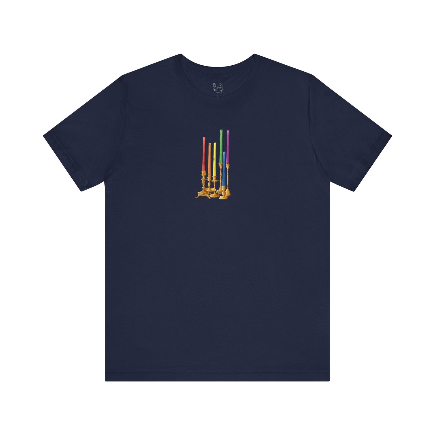 Gay Pride Flag Candlesticks - Unisex T-Shirt