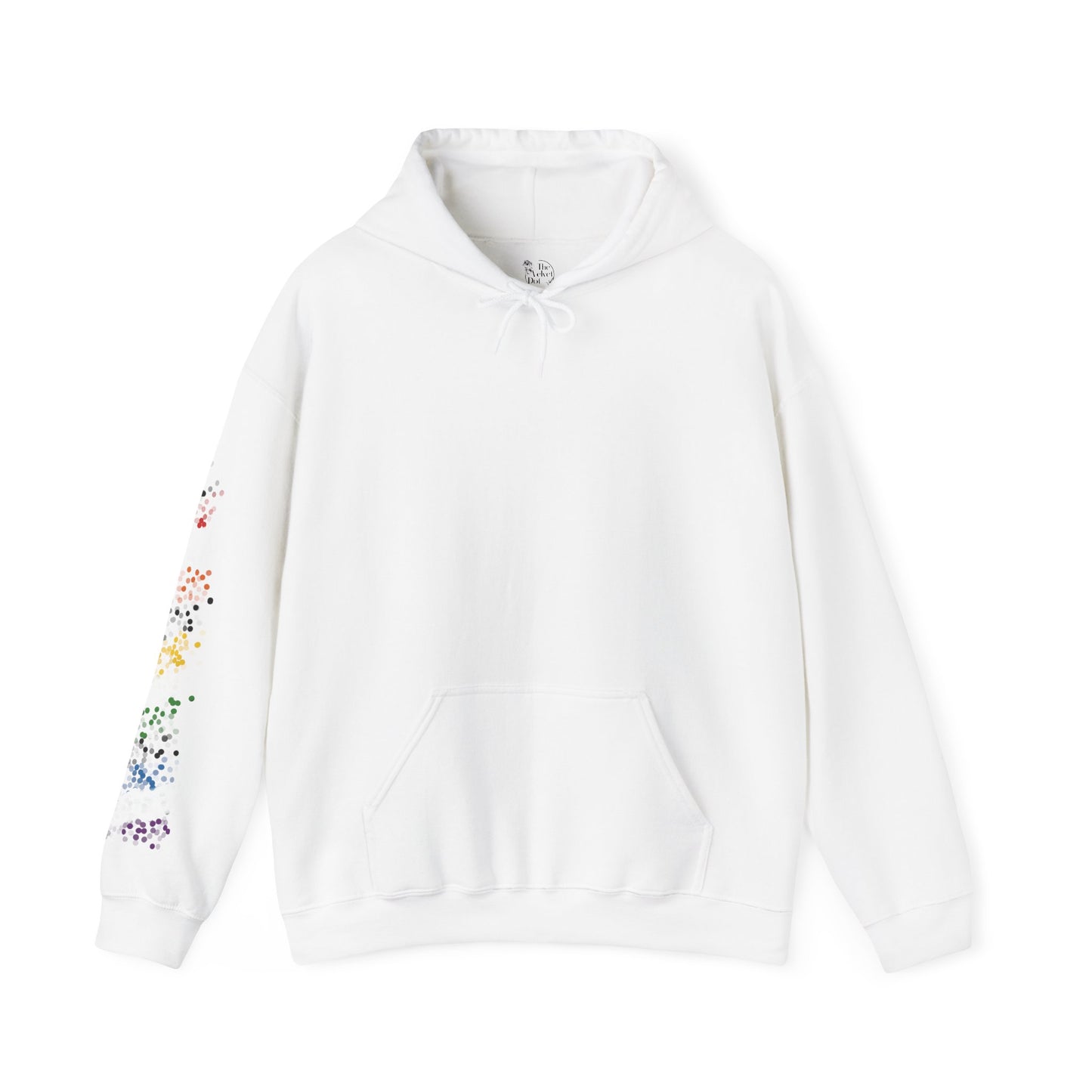 Straight Ally Pride Flag Dots - Adult Unisex Hoodie