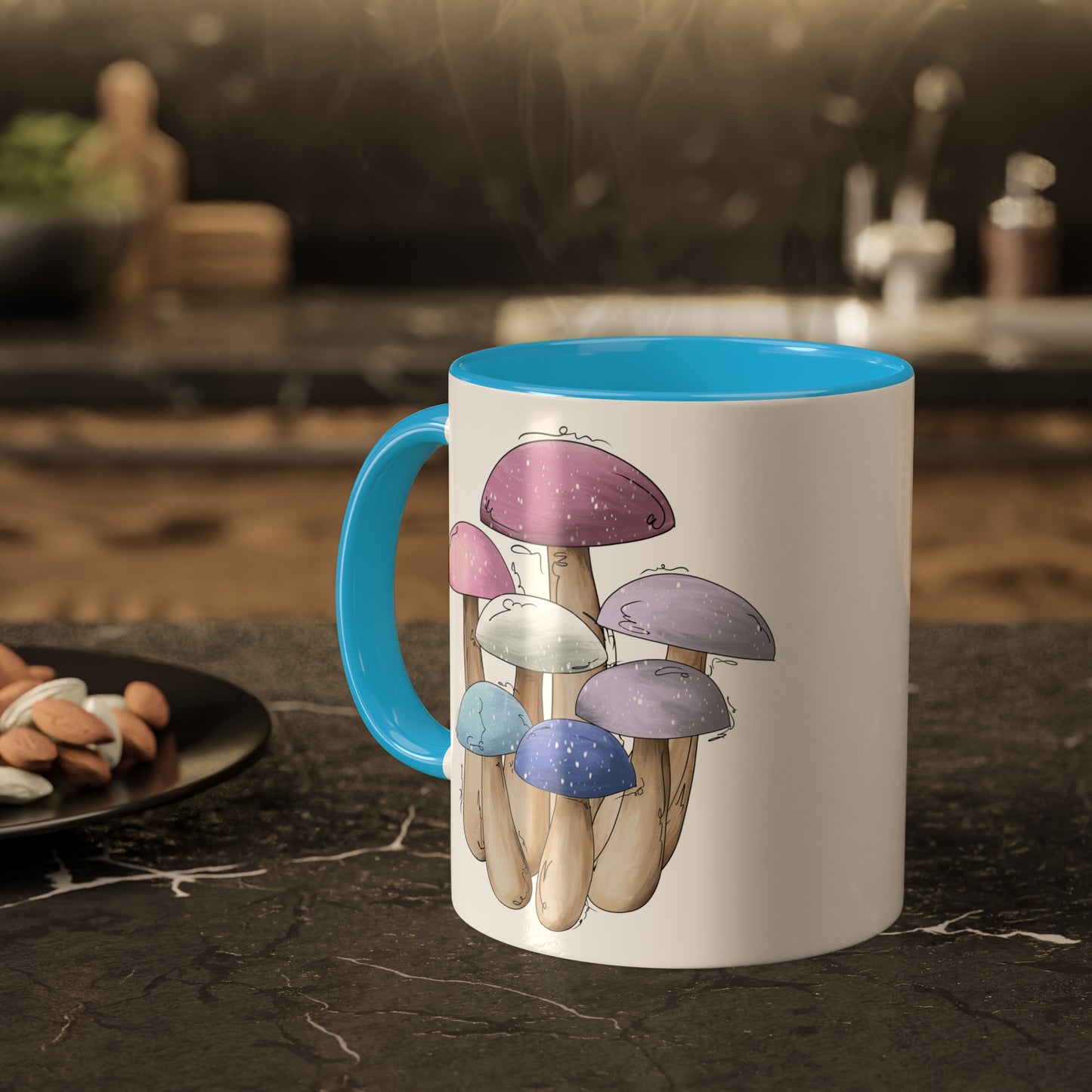 Bigender Pride Flag Mushrooms - Mug