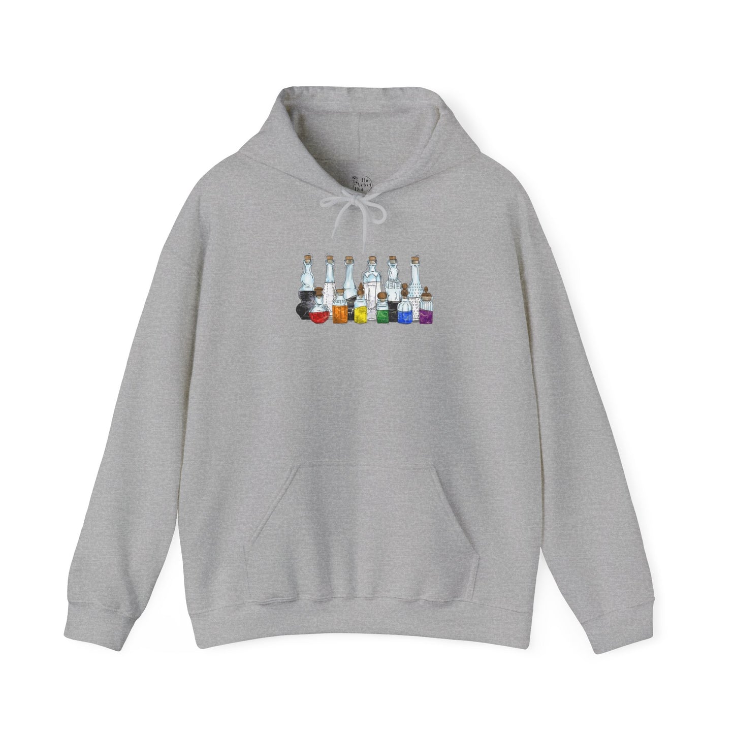 Straight Ally Pride Flag Potion Bottles - Adult Unisex Hoodie