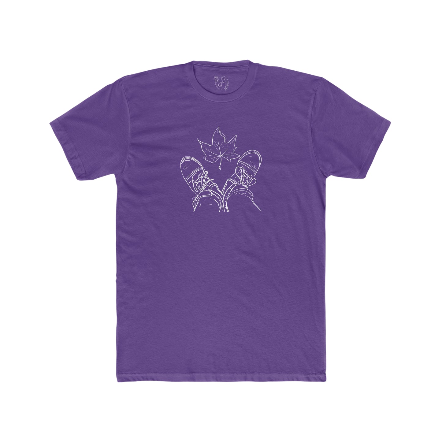 Fall Leaf and Boots Sketch - Men's T-Shirt