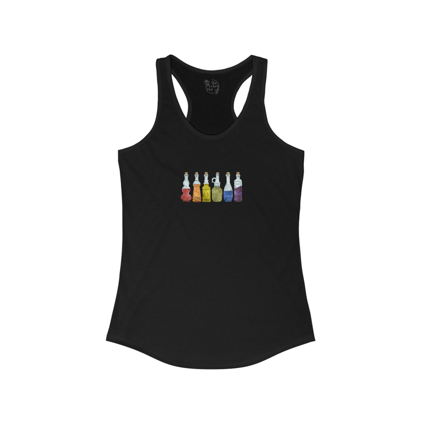 Gay Pride Flag Potion Bottles - Womens Tank Top