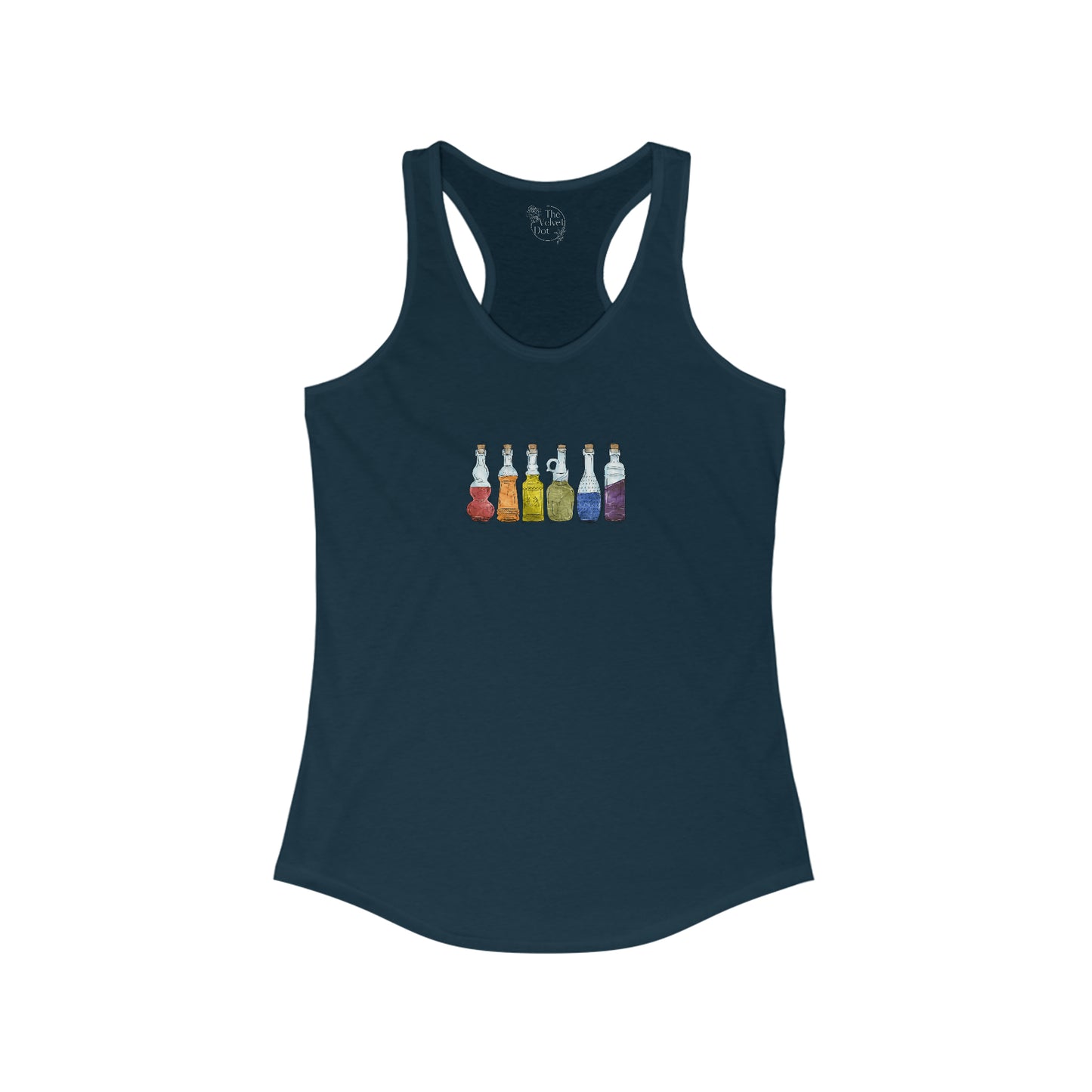 Gay Pride Flag Potion Bottles - Womens Tank Top