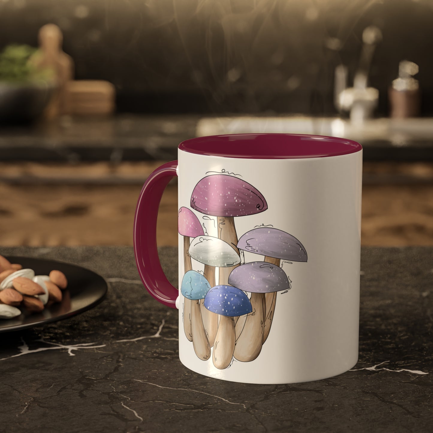 Bigender Pride Flag Mushrooms - Mug