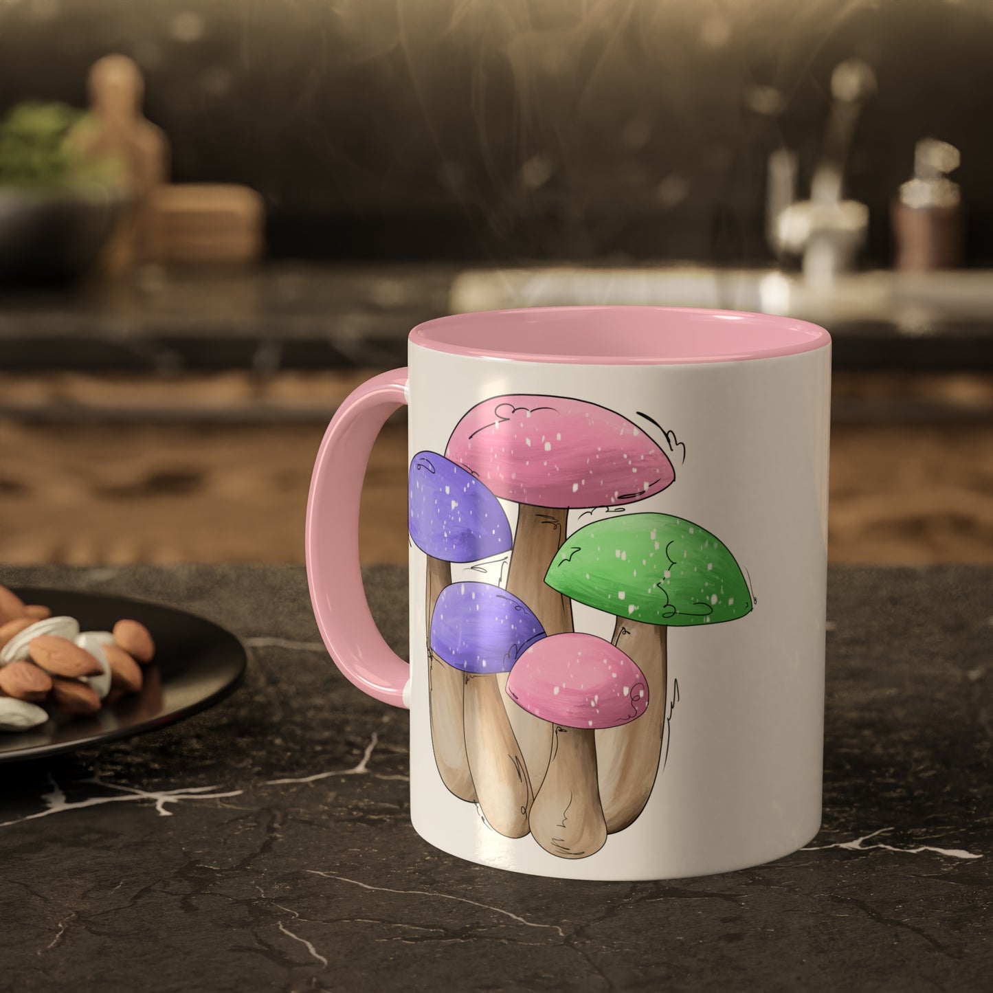 Trigender Pride Flag Mushrooms - Mug