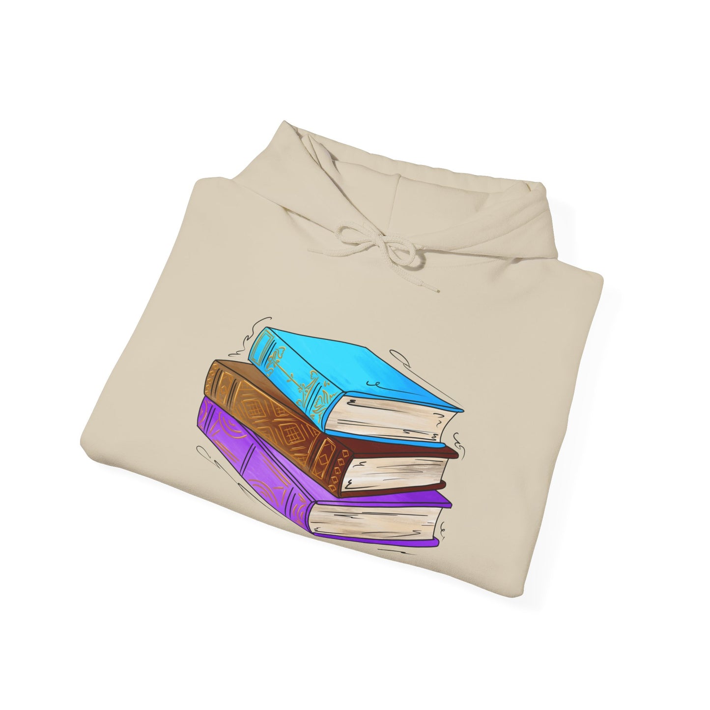 Androsexual Pride Flag Old Books - Adult Unisex Hoodie