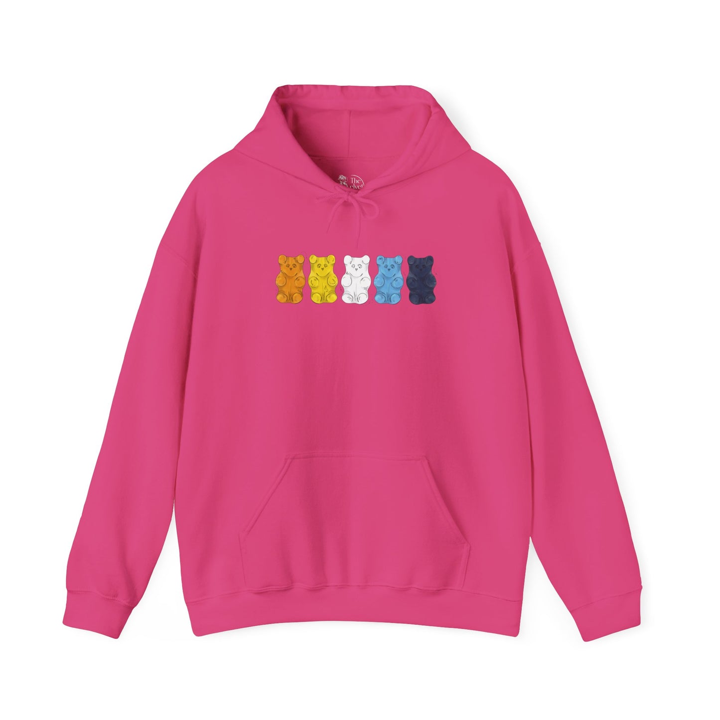 Aroace Pride Flag Gummy Bears - Adult Unisex Hoodie