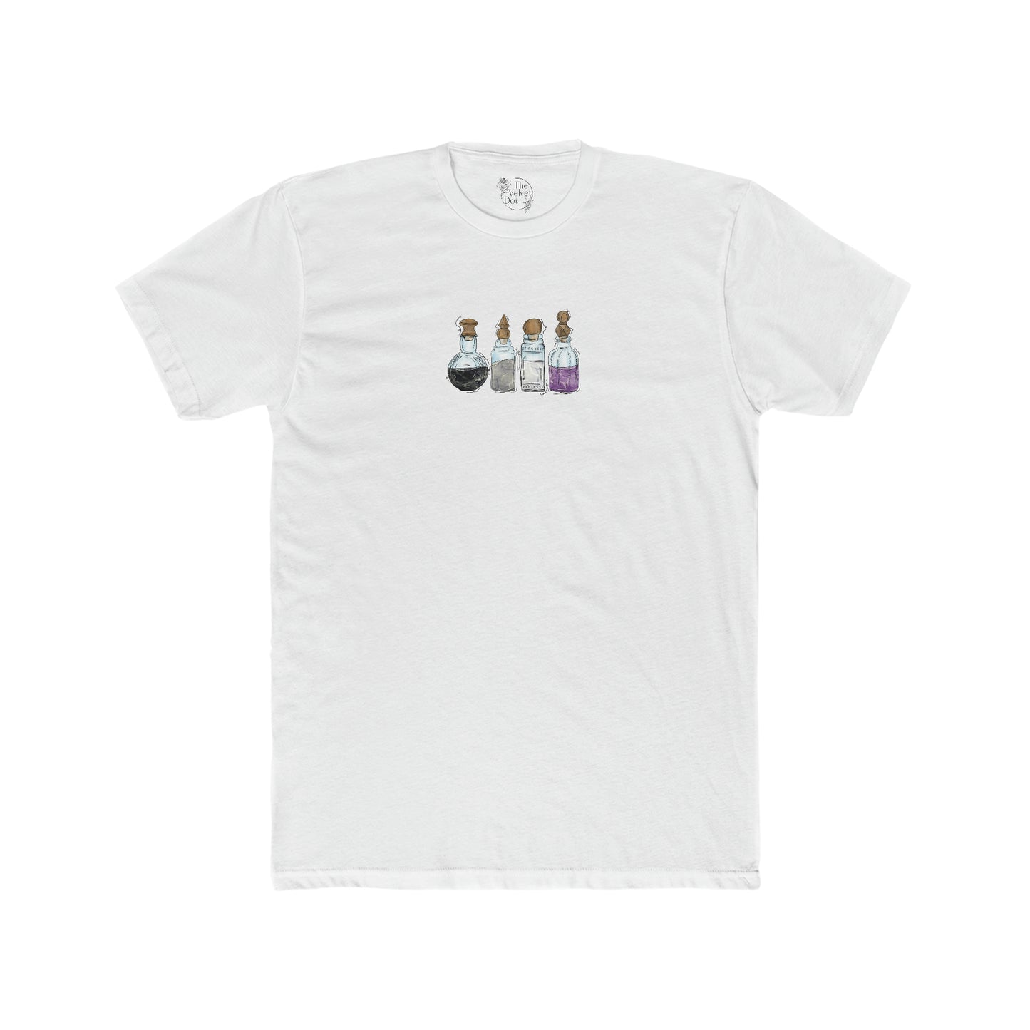 Asexual Pride Flag Potion Bottles - Men's T-Shirt