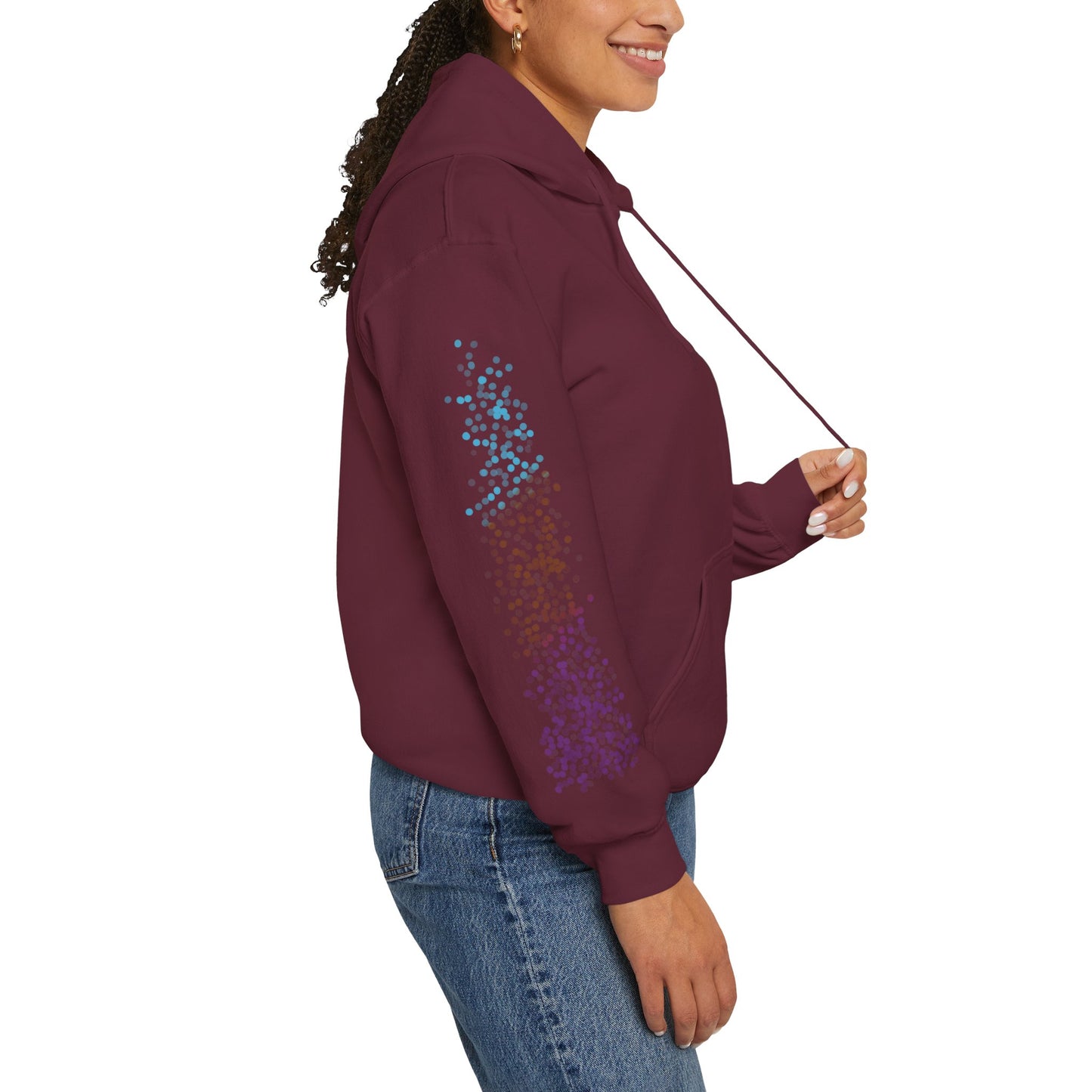 Androsexual Pride Flag Dots - Adult Unisex Hoodie