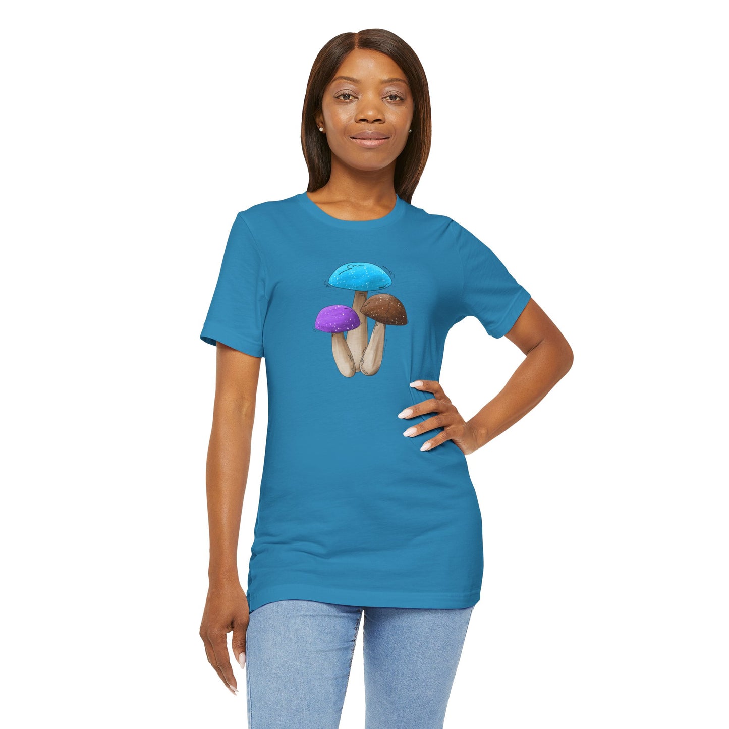 Androsexual Pride Flag Mushrooms - Unisex T-Shirt