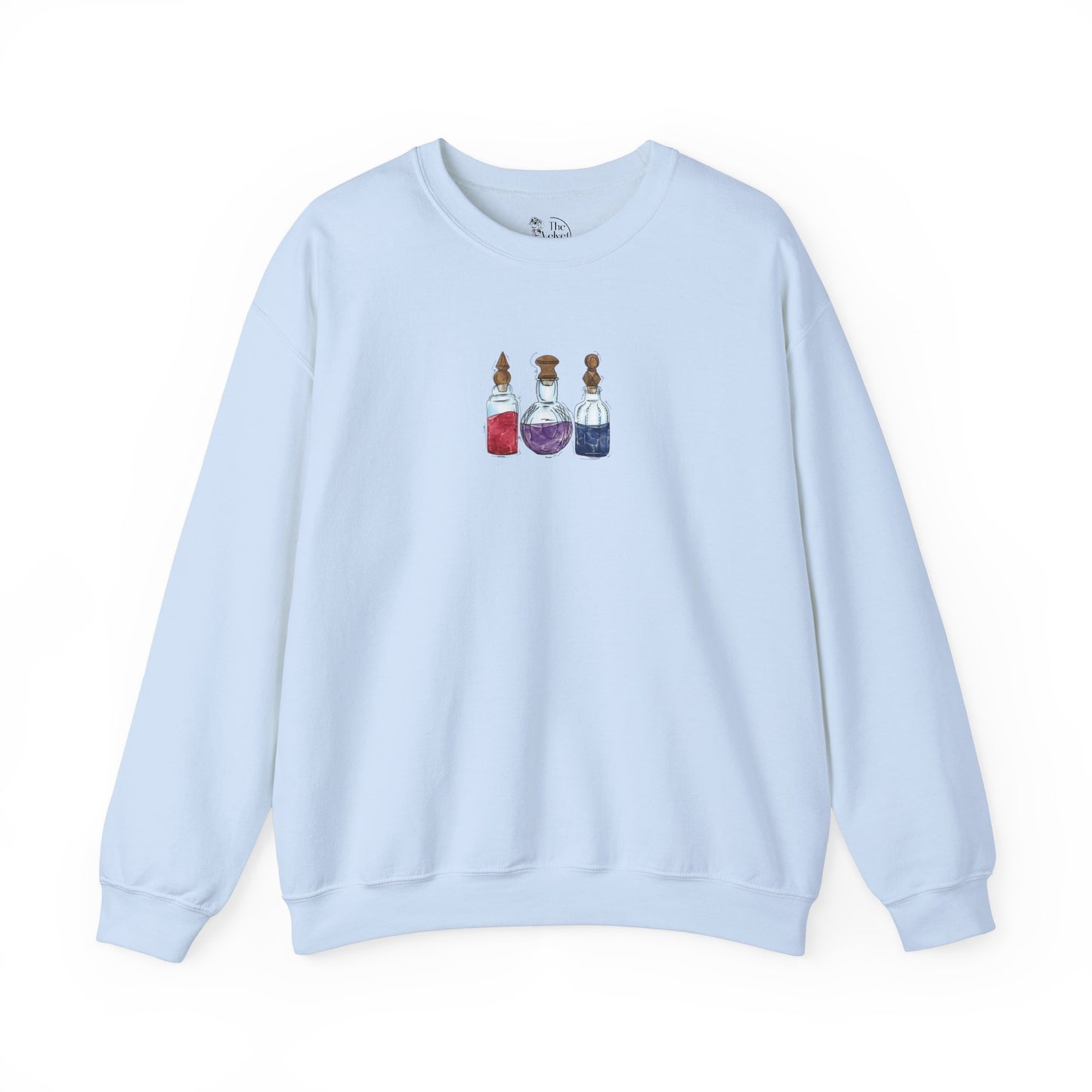 Bisexual Pride Flag Potion Bottles - Adult Unisex Sweatshirt