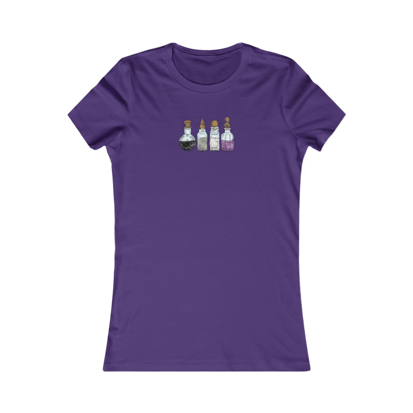 Asexual Pride Flag Potion Bottles - Women's T-Shirt