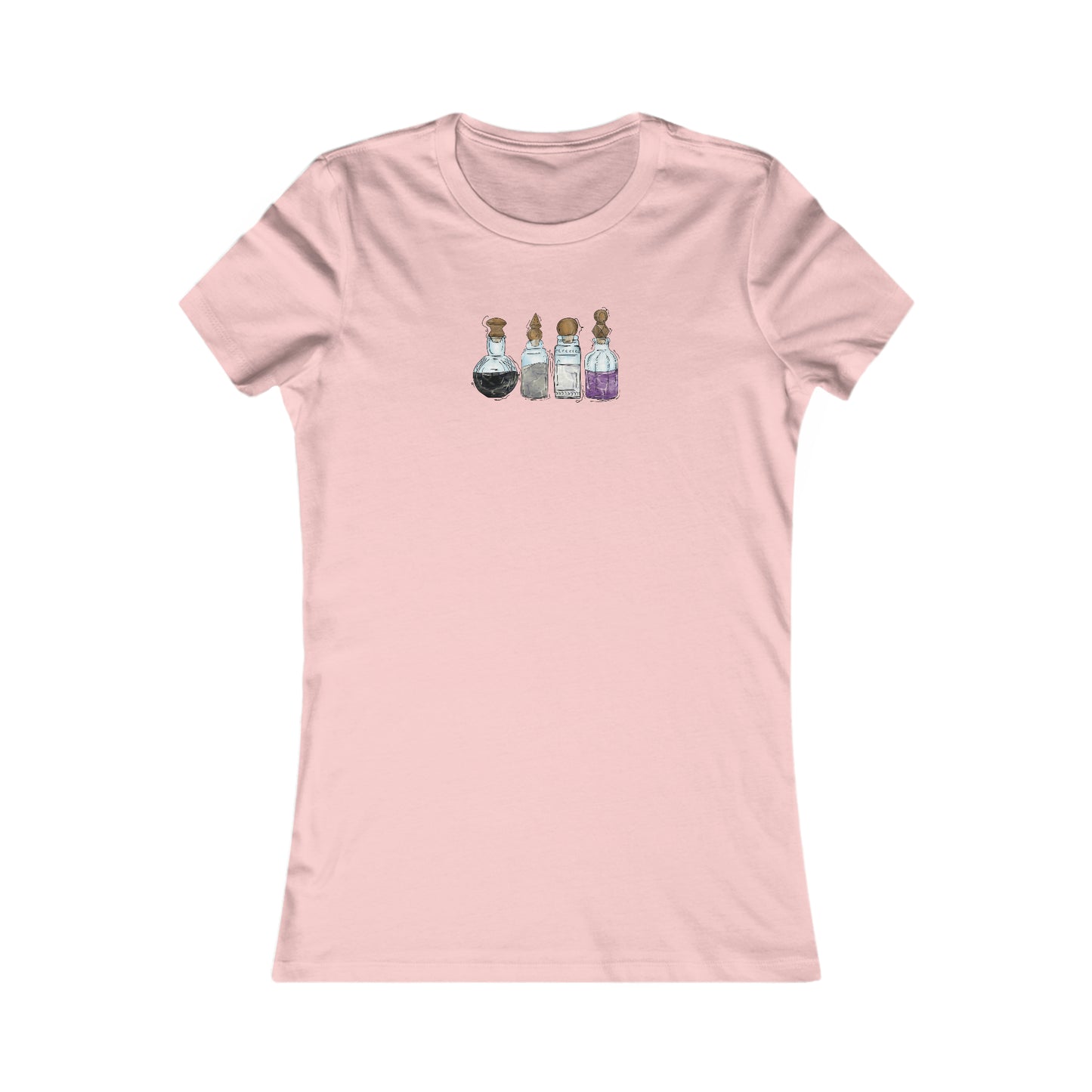 Asexual Pride Flag Potion Bottles - Women's T-Shirt